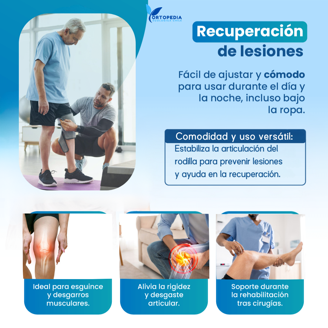 RODILLERA ORTOPEDICA TERMICA PREMIUM® 3-1 MASAJEADORA