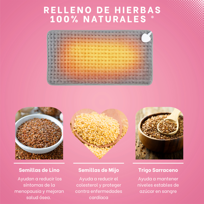 No+ Cólicos - Calefactor anti colicos de hierbas naturales SOLO X HOY FUNDA MORADA DE REGALO